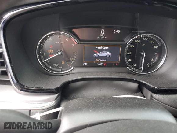 2021 Cadillac XT5 FWD Luxury with VIN 1GYKNAR4XMZ222840, listed as a Copart auction lot 62827165 with 36,637 mi miles and Non repairable. Bid and sale history available at DreamBid. Image 9.