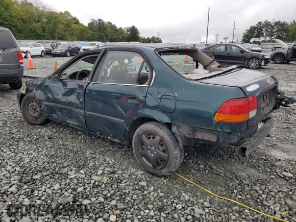 1997 Honda Civic DX with VIN JHMEJ6624VS038386, listed as a Copart auction lot 71541574 with 385,295 mi miles and Salvage Title. Bid and sale history available at carsss.com. Image 2.