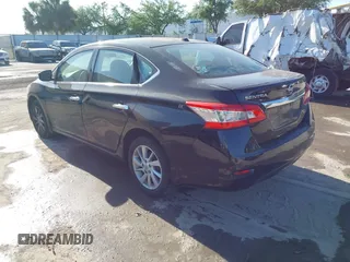 2015 Nissan Sentra SV with VIN 3N1AB7AP2FY290827, listed as a IAAI auction lot 41950334 with 162,224 mi miles. Bid and sale history available at carsss.com. Image 3.