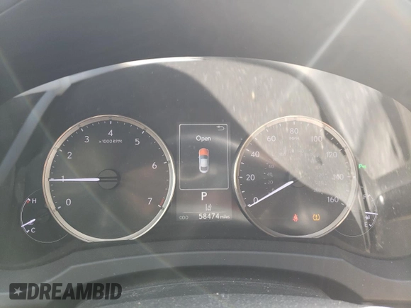 2019 Lexus RC with VIN JTHS85BC9K5004980, listed as a Copart auction lot 53319444 with 58,474 mi miles and Salvage Title. Bid and sale history available at carsss.com. Image 9.