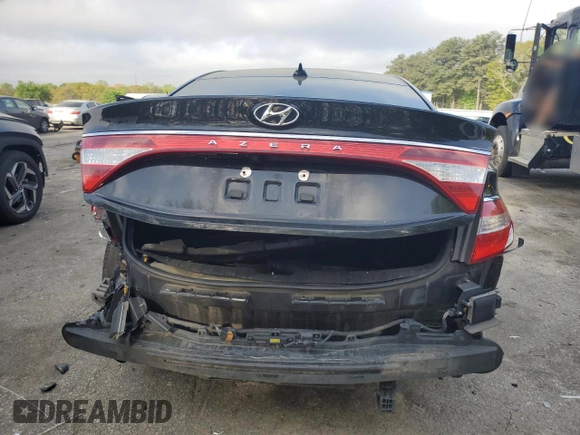 2015 Hyundai Azera with VIN KMHFG4JG5FA453229, listed as a Copart auction lot 51498275 with Not provided miles and Salvage title. Bid and sale history available at DreamBid. Image 6.