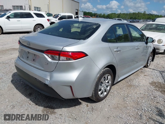 2023 Toyota Corolla LE with VIN JTDB4MEE7P3010297, listed as a IAAI auction lot 42119061 with 51,505 mi miles. Bid and sale history available at carsss.com. Image 4.