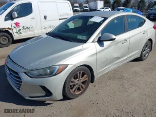 2017 Hyundai Elantra Limited with VIN 5NPD84LF9HH177016, listed as a IAAI auction lot 41677171 with 134,309 mi miles. Bid and sale history available at carsss.com. Image 2.