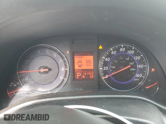 2008 Infiniti G35 x with VIN JNKBV61F08M272244, listed as a Copart auction lot 51507045 with 161,922 mi miles and Salvage Title. Bid and sale history available at DreamBid. Image 9.