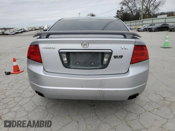 2004 Acura TL with VIN 19UUA66234A008251, listed as a Copart auction lot 47762785 with 122,208 mi miles and Salvage Title. Bid and sale history available at carsss.com. Image 6.