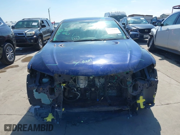 2015 Acura TLX with VIN 19UUB1F39FA018293, listed as a IAAI auction lot 41645461 with 76,068 mi miles. Bid and sale history available at carsss.com. Image 6.