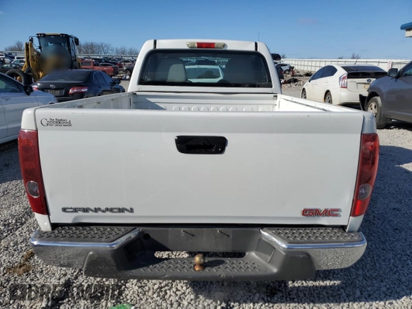 2006 GMC Canyon Work Truck with VIN 1GTCS146468165913, listed as a Copart auction lot 83098994 with 103,403 mi miles and Salvage Title. Bid and sale history available at carsss.com. Image 6.