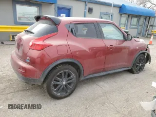 2014 Nissan Juke SV with VIN JN8AF5MR4ET356020, listed as a Copart auction lot 44993545 with Not Provided miles and Salvage Title. Bid and sale history available at carsss.com. Image 3.