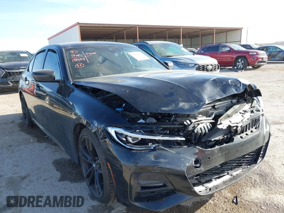 2021 BMW 3 Series 330i z VIN 3MW5R1J05M8B84800, wystawiony jako IAAI lot #41818906 z przebiegiem Nie podano mil oraz . Historia ofert i sprzedaży dostępna na DreamBid. Obrazek 1.
