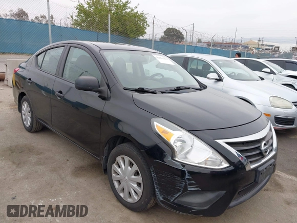 2015 Nissan Versa SV with VIN 3N1CN7AP2FL845918, listed as a IAAI auction lot 42111311 with 210,789 mi miles. Bid and sale history available at carsss.com. Image 1.