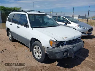 1999 Subaru Forester L with VIN JF1SF6353XH741228, listed as a IAAI auction lot 39377894 with 156,243 mi miles. Bid and sale history available at carsss.com. Image 1.