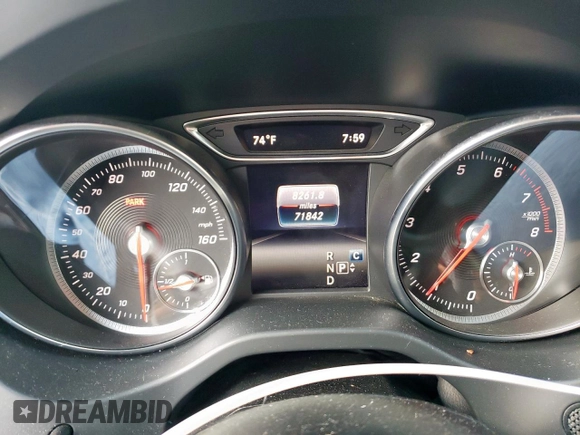 2019 Mercedes-Benz CLA 250 with VIN WDDSJ4GB0KN756492, listed as a Copart auction lot 57860725 with 71,842 mi miles and Clean title. Bid and sale history available at DreamBid. Image 9.