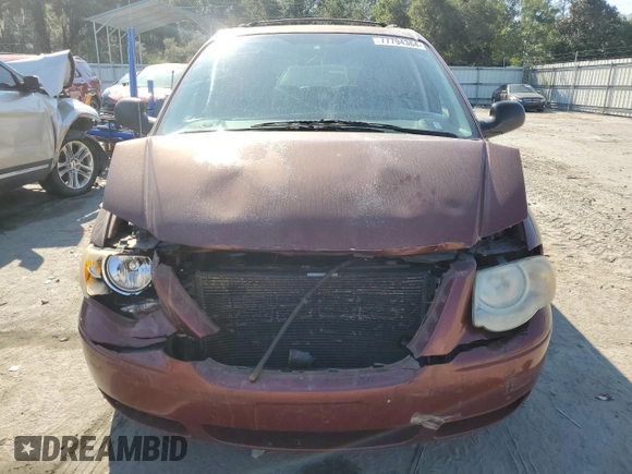 2007 Chrysler Town & Country LWB Touring with VIN 2A4GP54L27R144039, listed as a Copart auction lot 77794364 with 196,451 mi miles and Salvage Title. Bid and sale history available at carsss.com. Image 5.