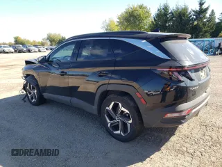 2024 Hyundai Tucson with VIN KM8JDDD27RU145565, listed as a Copart auction lot 75625264 with 16,357 mi miles and Salvage title. Bid and sale history available at DreamBid. Image 2.