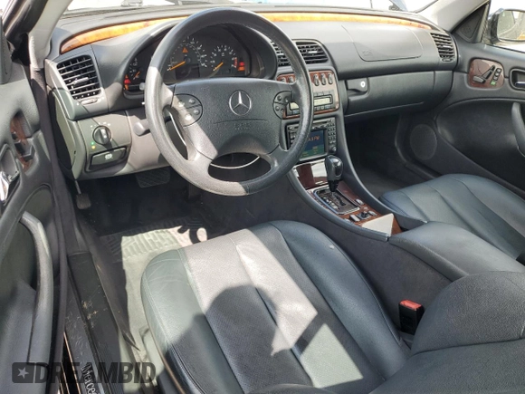 2003 Mercedes-Benz CLK 320 with VIN WDBLK65G43T140926, listed as a Copart auction lot 54426345 with 65,221 mi miles and Salvage Title. Bid and sale history available at DreamBid. Image 8.