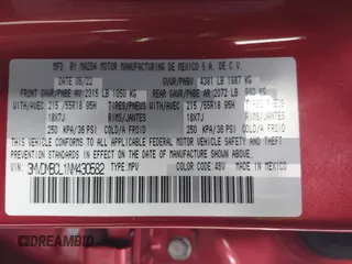 2022 Mazda CX-30 S Carbon Edition с VIN 3MVDMBCL1NM430582, выставлен на аукционе IAAI как лот 41825117 с пробегом 74 181 миль миль и . История ставок и продаж доступна на DreamBid. Изображение 9.