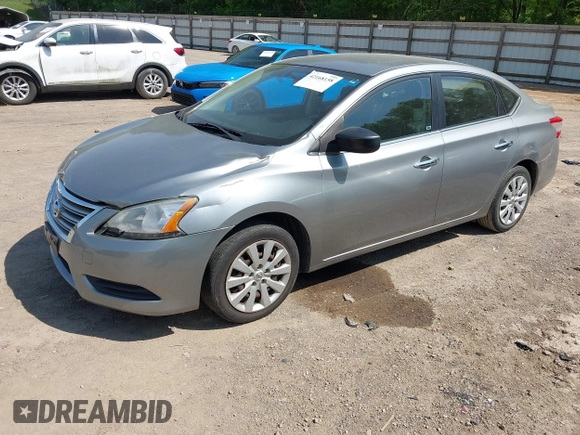 2014 Nissan Sentra S with VIN 3N1AB7APXEY224010, listed as a IAAI auction lot 42168158 with 106,936 mi miles and . Bid and sale history available at DreamBid. Image 2.