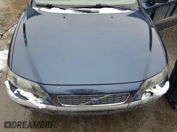 2003 Volvo S60 2.4L with VIN YV1RS61T932248036, listed as a Copart auction lot 86273734 with 0 mi miles and Salvage Title. Bid and sale history available at carsss.com. Image 11.
