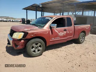 2005 Nissan Titan SE with VIN 1N6AA06A05N514942, listed as a Copart auction lot 62571525 with 156,660 mi miles and Salvage title. Bid and sale history available at DreamBid. Image 1.