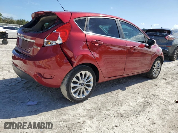 2017 Ford Fiesta Titanium with VIN 3FADP4FJXHM171163, listed as a Copart auction lot 77911114 with 80,171 mi miles and Salvage Title. Bid and sale history available at DreamBid. Image 3.