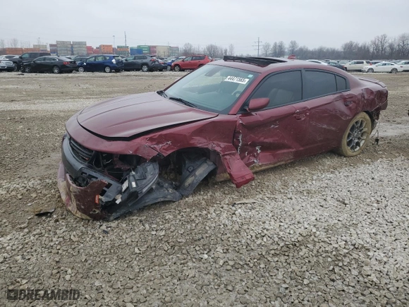 2017 Dodge Charger SXT with VIN 2C3CDXJG1HH593529, listed as a Copart auction lot 44471565 with 84,844 mi miles and Salvage Title. Bid and sale history available at carsss.com. Image 1.