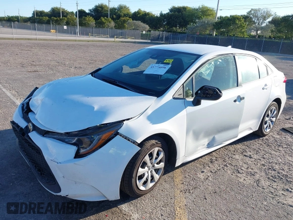 2021 Toyota Corolla LE with VIN 5YFEPMAE8MP233669, listed as a IAAI auction lot 41774096 with 126,483 mi miles and . Bid and sale history available at DreamBid. Image 2.