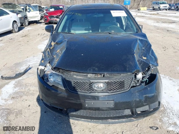 2010 Kia Forte LX with VIN KNAFT4A24A5809155, listed as a IAAI auction lot 41374916 with NaN miles. Bid and sale history available at carsss.com. Image 6.