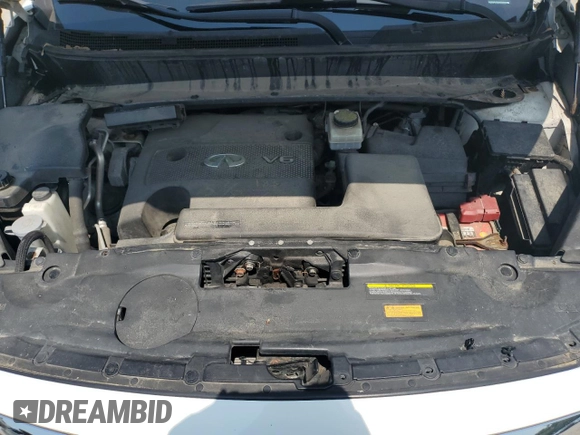 2014 Infiniti QX60 with VIN 5N1AL0MM0EC538966, listed as a Copart auction lot 60871735 with 99,479 mi miles and Salvage title. Bid and sale history available at DreamBid. Image 12.