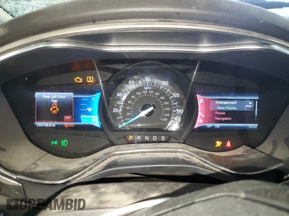 2013 Ford Fusion SE with VIN 3FA6P0HR0DR340947, listed as a Copart auction lot 43946795 with 150,738 mi miles and Salvage Title. Bid and sale history available at carsss.com. Image 9.
