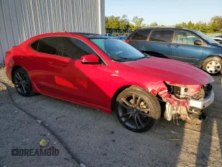 2019 Acura TLX w/A-Spec Pkg with VIN 19UUB2F60KA005121, listed as a Copart auction lot 52135825 with 87,802 mi miles and Salvage Title. Bid and sale history available at carsss.com. Image 4.
