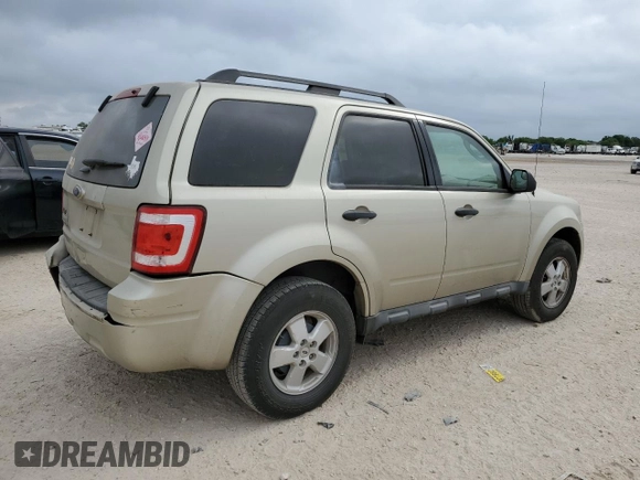 2011 Ford Escape XLT with VIN 1FMCU0D73BKB33590, listed as a Copart auction lot 53383975 with 0 mi miles and Salvage Title. Bid and sale history available at carsss.com. Image 3.