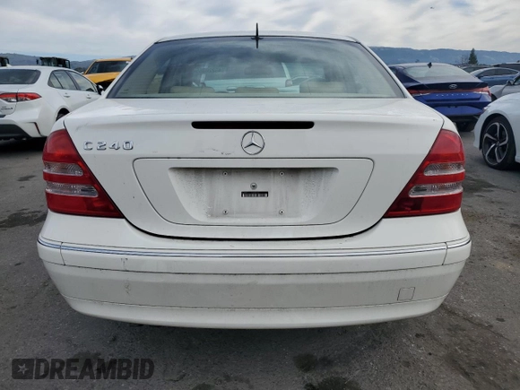 2002 Mercedes-Benz C 230/260/280/320 with VIN WDBRF61J12F284723, listed as a Copart auction lot 45220365 with 51,056 mi miles and Salvage Title. Bid and sale history available at DreamBid. Image 6.