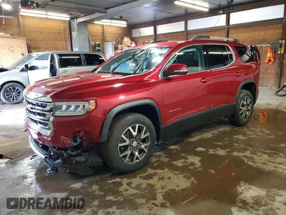 2021 GMC Acadia SLE z VIN 1GKKNRL41MZ185100, wystawiony jako Copart lot #60465555 z przebiegiem 74 636 mil mil oraz Szkoda całkowita • Salvage title. Historia ofert i sprzedaży dostępna na DreamBid. Obrazek 1.