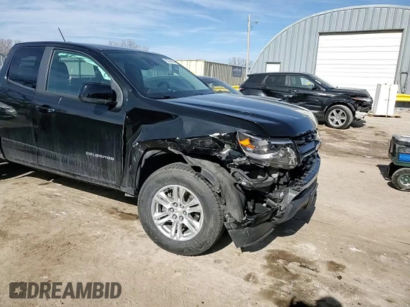 2021 Chevrolet Colorado 2WD LT with VIN 1GCHSCEA6M1279972, listed as a Copart auction lot 43365445 with 64,152 mi miles and Salvage Title. Bid and sale history available at carsss.com. Image 11.