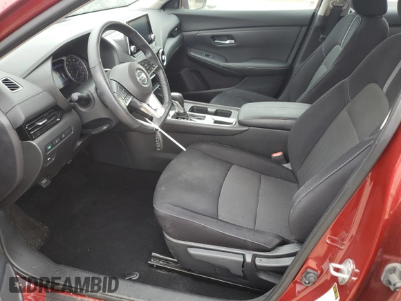 2021 Nissan Sentra SV with VIN 3N1AB8CV8MY312716, listed as a Copart auction lot 53187875 with 10,166 mi miles and Salvage Title. Bid and sale history available at carsss.com. Image 7.