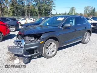 2018 Audi Q5 Premium Plus with VIN WA1BNAFY9J2125799, listed as a IAAI auction lot 42035992 with 59,403 mi miles. Bid and sale history available at carsss.com. Image 18.