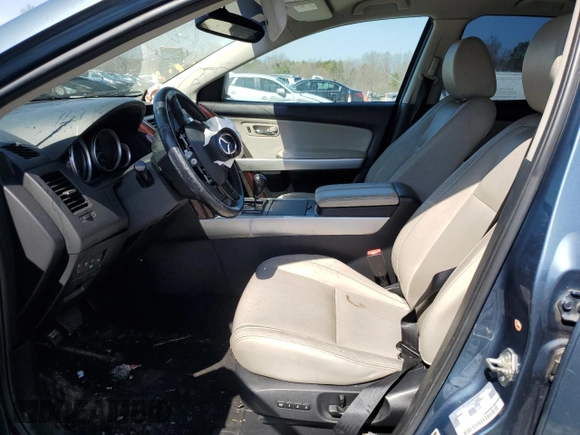 2015 Mazda CX-9 Grand Touring with VIN JM3TB2DA1F0469734, listed as a Copart auction lot 48728895 with 0 mi miles and Salvage Title. Bid and sale history available at carsss.com. Image 7.