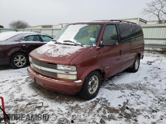 1998 Chevrolet Astro with VIN 1GNEL19W1WB183701, listed as a Copart auction lot 51358925 with 174,335 mi miles and Non Repairable. Bid and sale history available at carsss.com. Image 2.