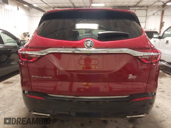 2020 Buick Enclave Preferred with VIN 5GAERAKW8LJ236592, listed as a IAAI auction lot 41454840 with 55,262 mi miles and . Bid and sale history available at carsss.com. Image 17.