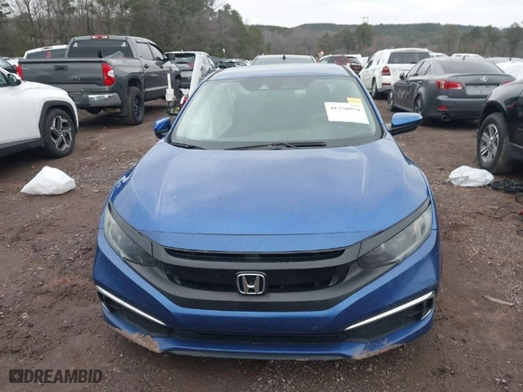 2020 Honda Civic Sedan LX with VIN 2HGFC2F66LH558753, listed as a IAAI auction lot 41250958 with 117,813 mi miles. Bid and sale history available at carsss.com. Image 12.