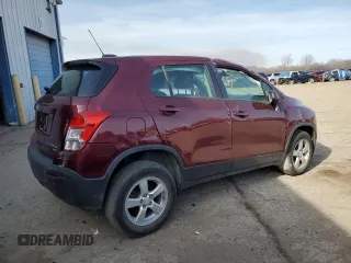 2016 Chevrolet Trax LS with VIN 3GNCJNSBXGL129843, listed as a Copart auction lot 48685205 with 58,055 mi miles and Clean Title. Bid and sale history available at carsss.com. Image 3.