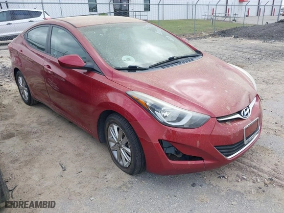 2015 Hyundai Elantra SE with VIN 5NPDH4AEXFH618708, listed as a IAAI auction lot 41932172 with 260,919 mi miles. Bid and sale history available at carsss.com. Image 1.