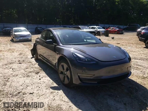 2023 Tesla Model 3 with VIN 5YJ3E1EA1PF664941, listed as a Copart auction lot 58097005 with 39,391 mi miles and Salvage title. Bid and sale history available at DreamBid. Image 13.
