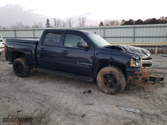 2008 Chevrolet Silverado 1500 LTZ with VIN 2GCEK133081227412, listed as a Copart auction lot 89009515 with 217,492 mi miles and Salvage Title. Bid and sale history available at carsss.com. Image 4.