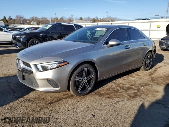 2019 Mercedes-Benz A 220 with VIN WDD3G4FB8KW026554, listed as a Copart auction lot 47103375 with 50,749 mi miles and Salvage Title. Bid and sale history available at DreamBid. Image 1.