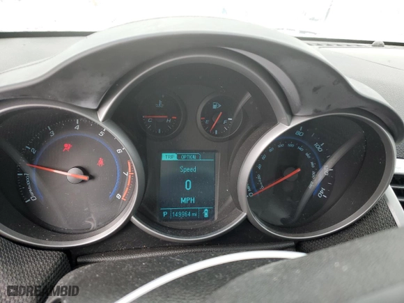 2014 Chevrolet Cruze 1LT with VIN 1G1PC5SB3E7212688, listed as a Copart auction lot 46252115 with 149,964 mi miles and Salvage Title. Bid and sale history available at carsss.com. Image 9.