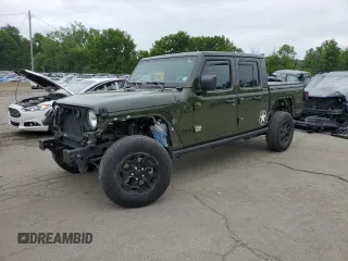 2021 Jeep Gladiator Sport S с VIN 1C6JJTAM3ML554990, выставлен на аукционе Copart как лот 60881425 с пробегом 32 705 миль миль и Списание • Salvage title. История ставок и продаж доступна на DreamBid. Изображение 1.