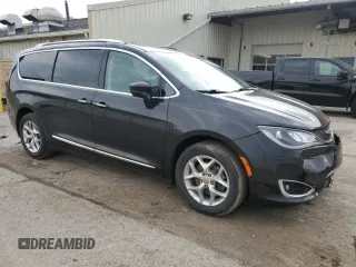 2017 Chrysler Pacifica Touring L Plus with VIN 2C4RC1EG3HR635595, listed as a Copart auction lot 51811995 with 89,405 mi miles and Salvage Title. Bid and sale history available at DreamBid. Image 4.