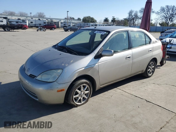 2001 Toyota Prius with VIN JT2BK12U810026512, listed as a Copart auction lot 89296615 with 116,688 mi miles and Salvage Title. Bid and sale history available at carsss.com. Image 1.