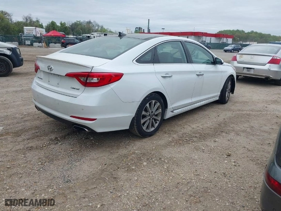 2016 Hyundai Sonata 2.4L Sport with VIN 5NPE34AF5GH300816, listed as a IAAI auction lot 42094577 with 94,621 mi miles. Bid and sale history available at carsss.com. Image 4.